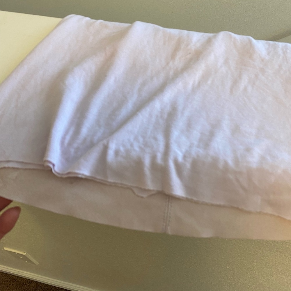 2 FOR $25BAILEY 44 Orchid Lilac Lavender Leather Kelly Tank Top Suede XS $198 - Picture 9 of 10